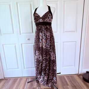 Bisou Bisou Halter Maxi Dress for Sale up to 90% Off: Poshmark